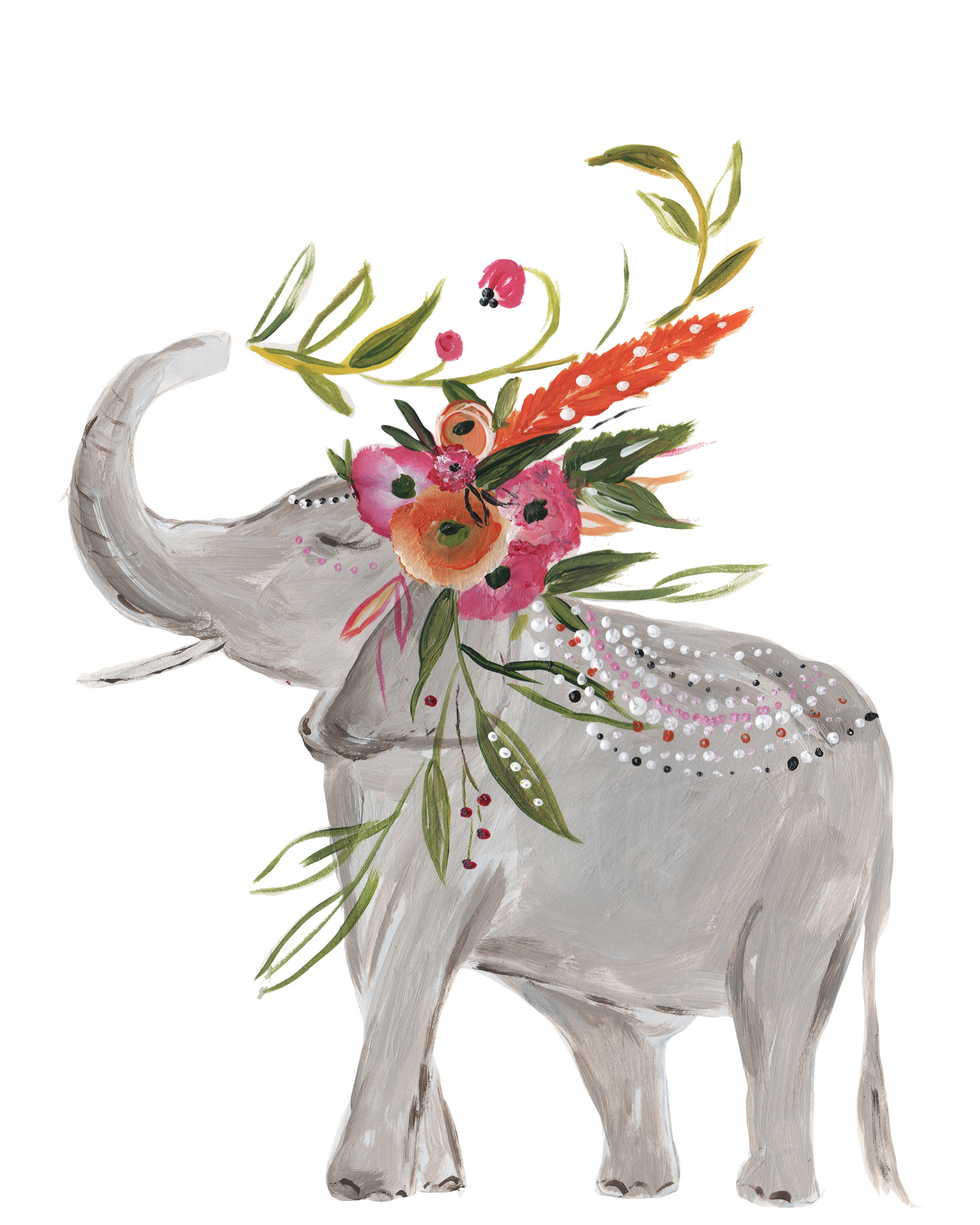 Floral Elephant